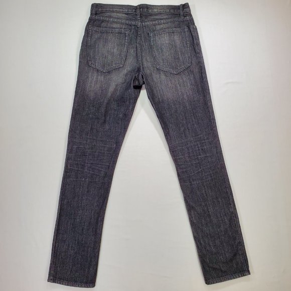 Gap Jeans Mens 32x32 Black Lightweight Denim Slim Fit Straight Classic Normcore - Picture 9 of 16